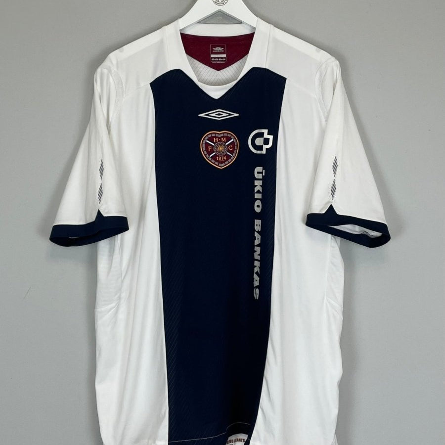 2008/09 HEARTS AWAY SHIRT (XXL) UMBRO - Cult Kits - XXL - Buy Vintage Football Shirts, Authentic Retro Football Shirts For Sale, Classic Football Shirts & Soccer Jersey