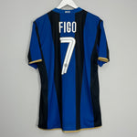 Shop 2008/09 INTER MILAN FIGO #7 HOME SHIRT (XL) NIKE, classic football shirts, vintage football shirts & retro soccer jerseys at Cult Kits