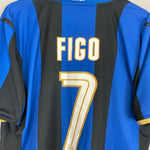 2008/09 INTER MILAN FIGO 7 HOME SHIRT (XL) NIKE - Cult Kits - XL - Buy Vintage Football Shirts, Authentic Retro Football Shirts For Sale, Classic Football Shirts & Soccer Jersey