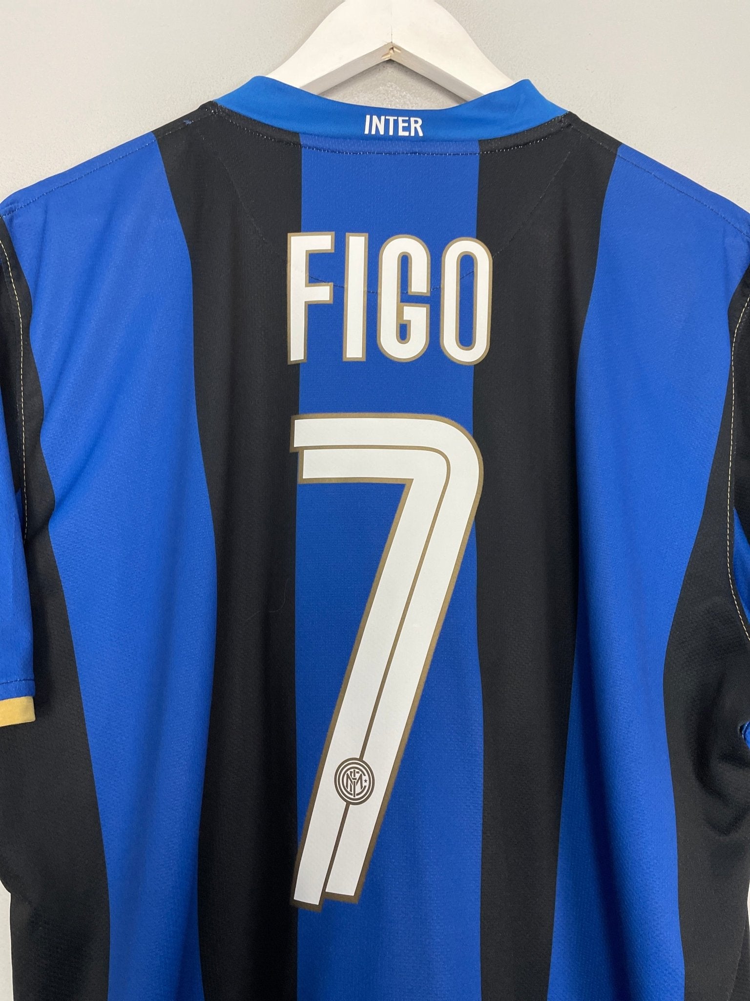 Shop 2008/09 INTER MILAN FIGO #7 HOME SHIRT (XL) NIKE, classic football shirts, vintage football shirts & retro soccer jerseys at Cult Kits