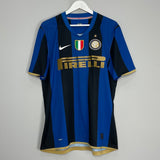 Shop 2008/09 INTER MILAN FIGO #7 HOME SHIRT (XL) NIKE, classic football shirts, vintage football shirts & retro soccer jerseys at Cult Kits