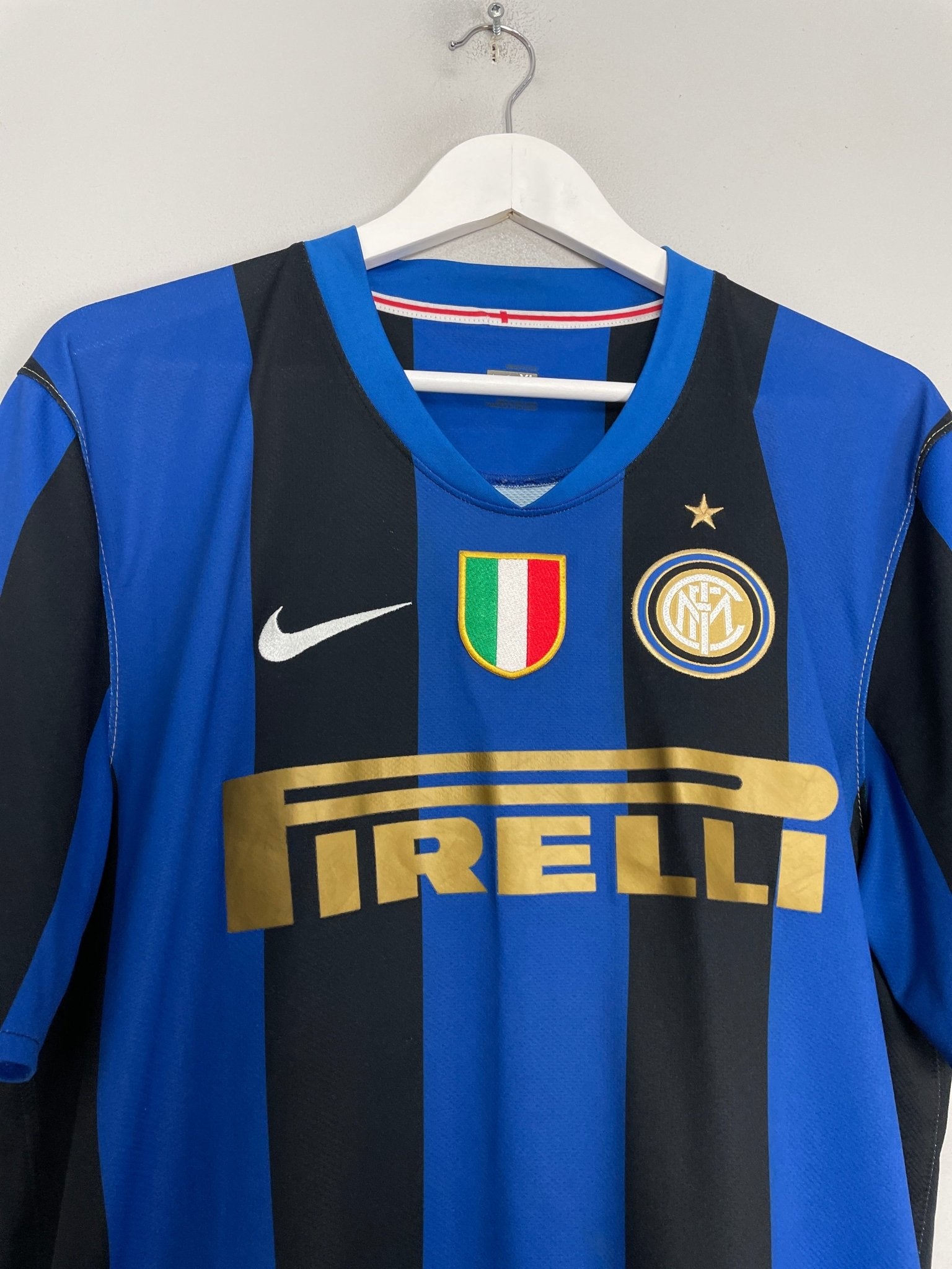 Shop 2008/09 INTER MILAN FIGO #7 HOME SHIRT (XL) NIKE, classic football shirts, vintage football shirts & retro soccer jerseys at Cult Kits