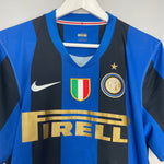 Shop 2008/09 INTER MILAN HOME SHIRT (L) NIKE, classic football shirts, vintage football shirts & retro soccer jerseys at Cult Kits