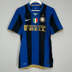 Shop 2008/09 INTER MILAN HOME SHIRT (L) NIKE, classic football shirts, vintage football shirts & retro soccer jerseys at Cult Kits