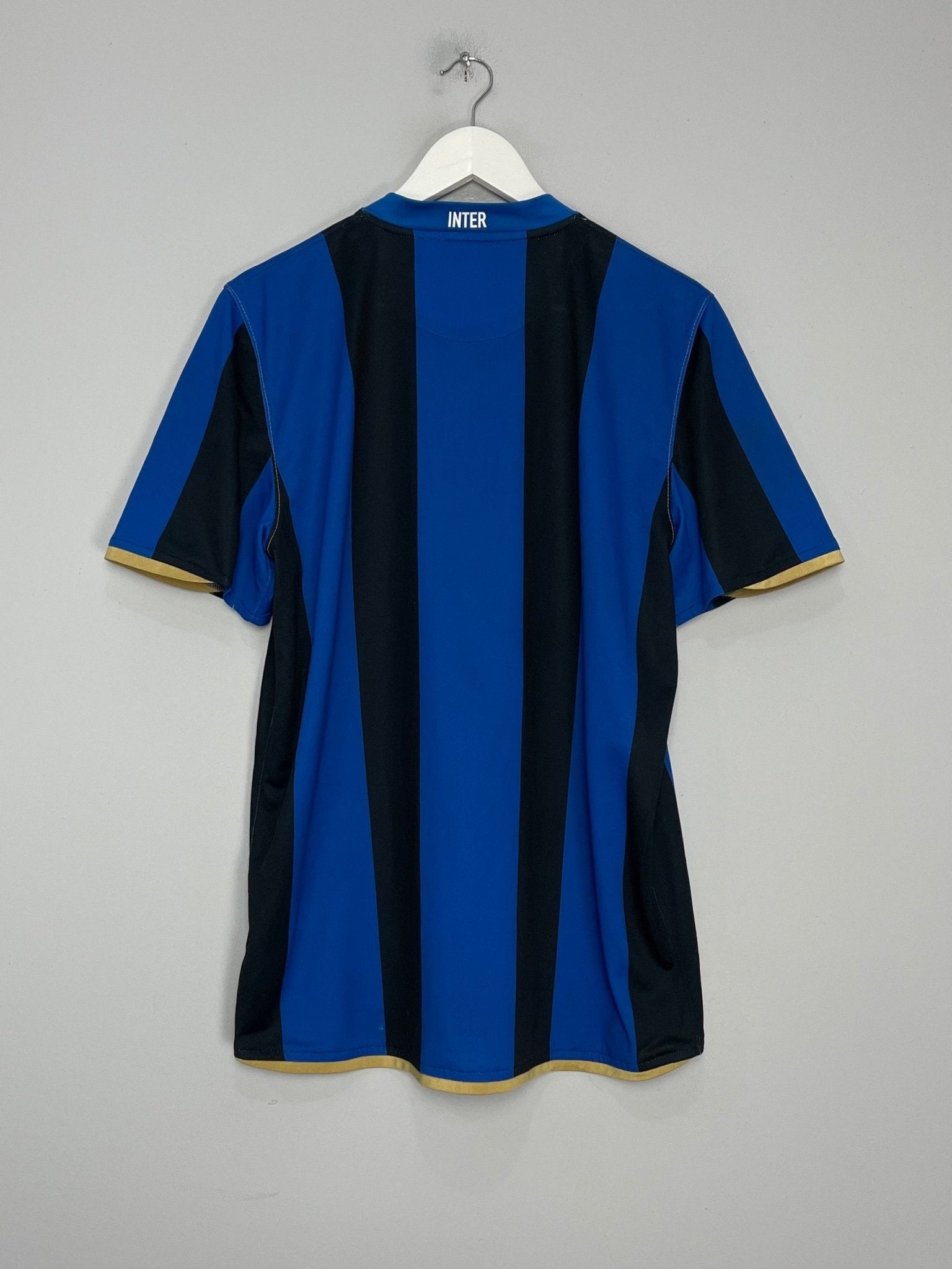 Shop 2008/09 INTER MILAN HOME SHIRT (L) NIKE, classic football shirts, vintage football shirts & retro soccer jerseys at Cult Kits