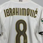 Shop 2008/09 INTER MILAN IBRAHIMOVIC #8 AWAY SHIRT (M) NIKE, classic football shirts, vintage football shirts & retro soccer jerseys at Cult Kits