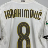 Shop 2008/09 INTER MILAN IBRAHIMOVIC #8 AWAY SHIRT (M) NIKE, classic football shirts, vintage football shirts & retro soccer jerseys at Cult Kits