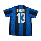 Buy 2008/09 Inter Milan Maicon 13 Home Shirt (S) Nike ~ Free worldwide shipping ~ Authentic Vintage Football Shirts from Cult Kits