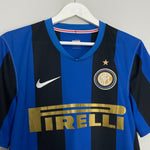 Shop 2008/09 INTER MILAN STANKOVIC #5 HOME SHIRT (M) NIKE, classic football shirts, vintage football shirts & retro soccer jerseys at Cult Kits