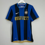 Shop 2008/09 INTER MILAN STANKOVIC #5 HOME SHIRT (M) NIKE, classic football shirts, vintage football shirts & retro soccer jerseys at Cult Kits