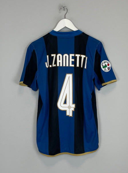 T-shirt Javier Zanetti Inter Milan 2010 - Signé à La Main Par Le Joueur