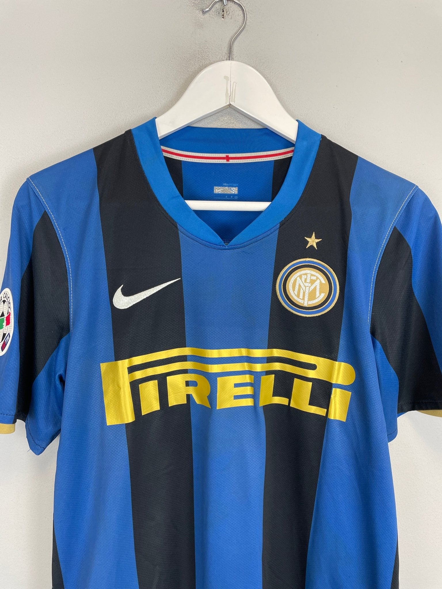 Maillot De Foot Vintage Inter Milan #4 Javier Zanetti - Taille XL - Rare