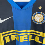Shop 2008/09 INTER MILAN ZANETTI #4 HOME SHIRT (S) NIKE, classic football shirts, vintage football shirts & retro soccer jerseys at Cult Kits