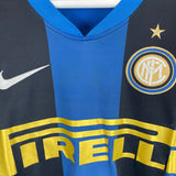 Shop 2008/09 INTER MILAN ZANETTI #4 HOME SHIRT (S) NIKE, classic football shirts, vintage football shirts & retro soccer jerseys at Cult Kits