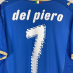 2008/09 ITALY DEL PIERO 7 *PLAYER ISSUE* HOME SHIRT (XXL) PUMA - Cult Kits - XXL - Buy Vintage Football Shirts, Authentic Retro Football Shirts For Sale, Classic Football Shirts & Soccer Jersey