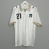 Shop 2008/09 ITALY PIRLO #21 AWAY SHIRT (XL) PUMA, classic football shirts, vintage football shirts & retro soccer jerseys at Cult Kits