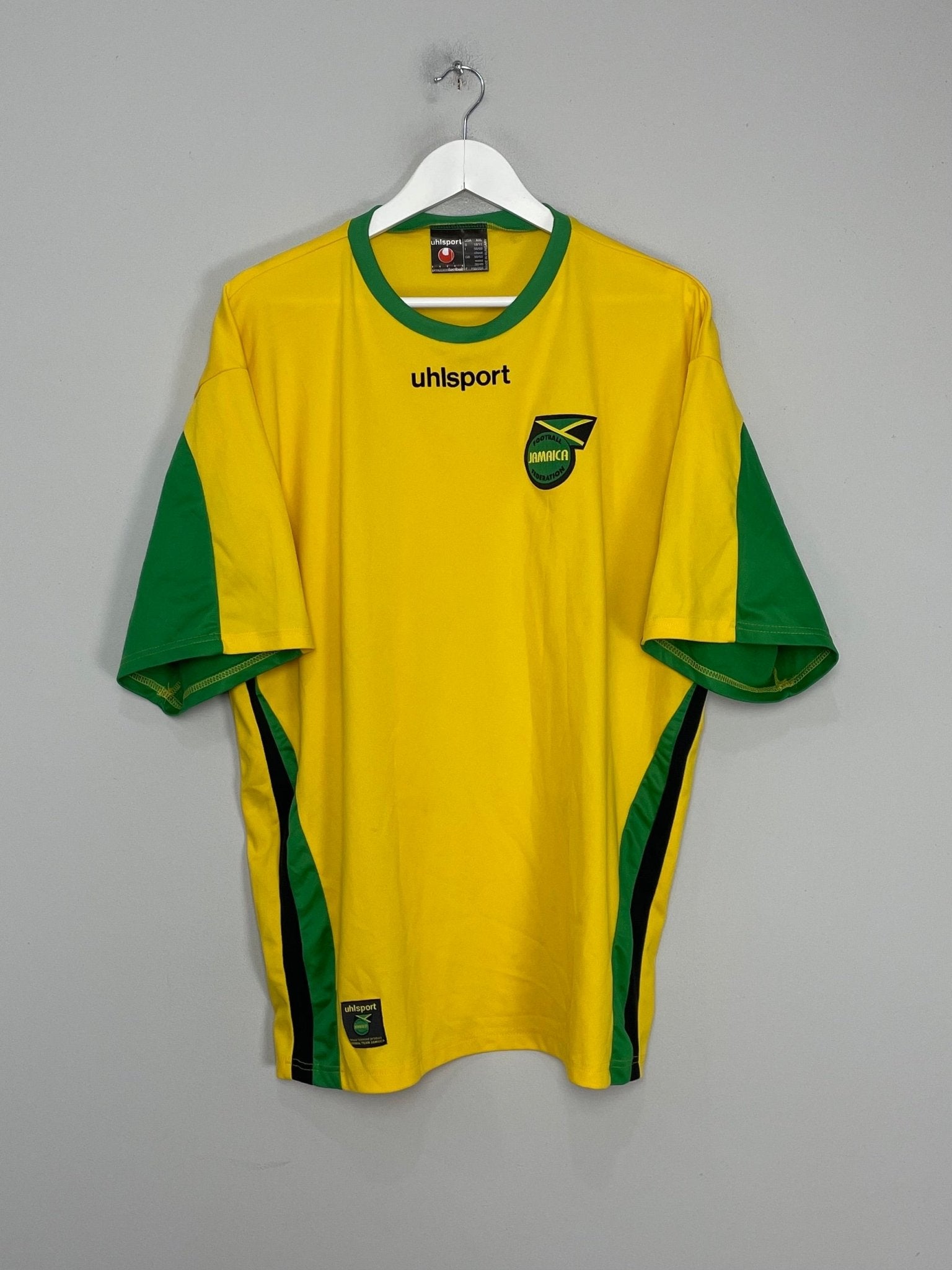 Shop 2008/09 JAMAICA HOME SHIRT (XXL) UHLSPORT, classic football shirts, vintage football shirts & retro soccer jerseys at Cult Kits