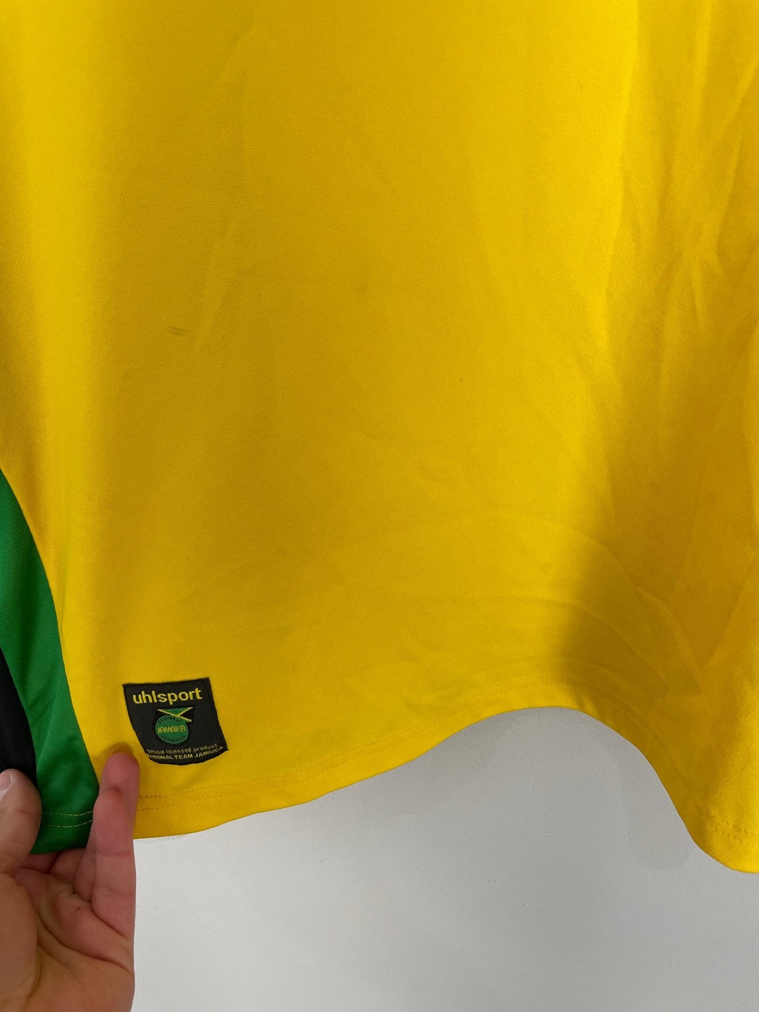 Shop 2008/09 JAMAICA HOME SHIRT (XXL) UHLSPORT, classic football shirts, vintage football shirts & retro soccer jerseys at Cult Kits