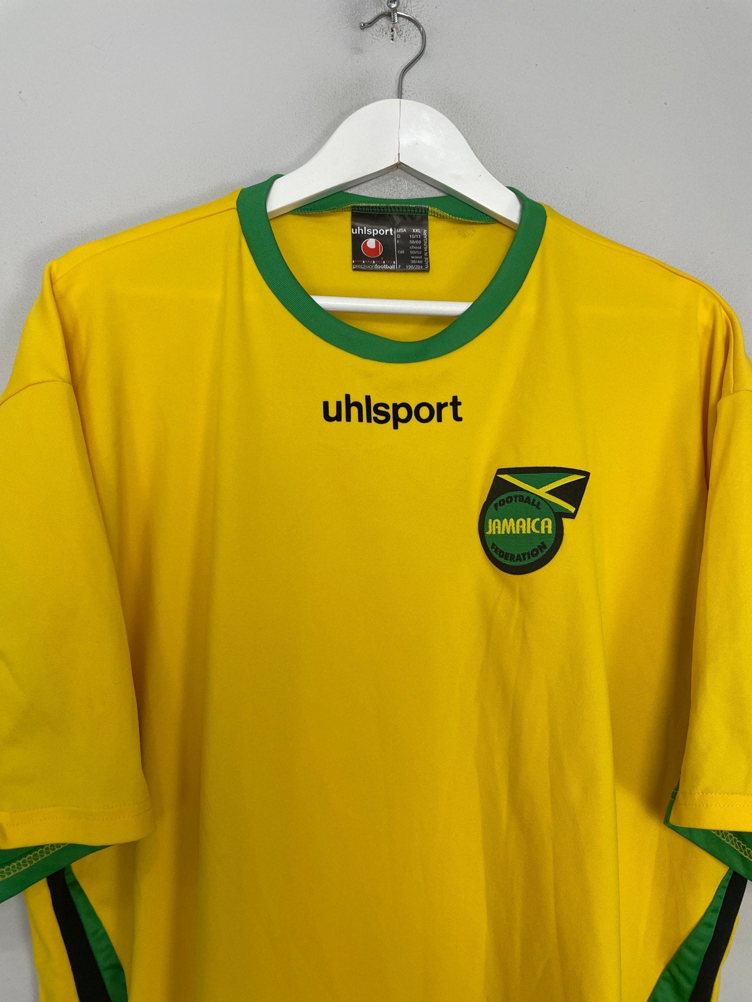 Shop 2008/09 JAMAICA HOME SHIRT (XXL) UHLSPORT, classic football shirts, vintage football shirts & retro soccer jerseys at Cult Kits