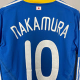 Shop 2008/09 JAPAN NAKAMURA #10 L/S *PLAYER ISSUE* HOME SHIRT (M) ADIDAS, classic football shirts, vintage football shirts & retro soccer jerseys at Cult Kits