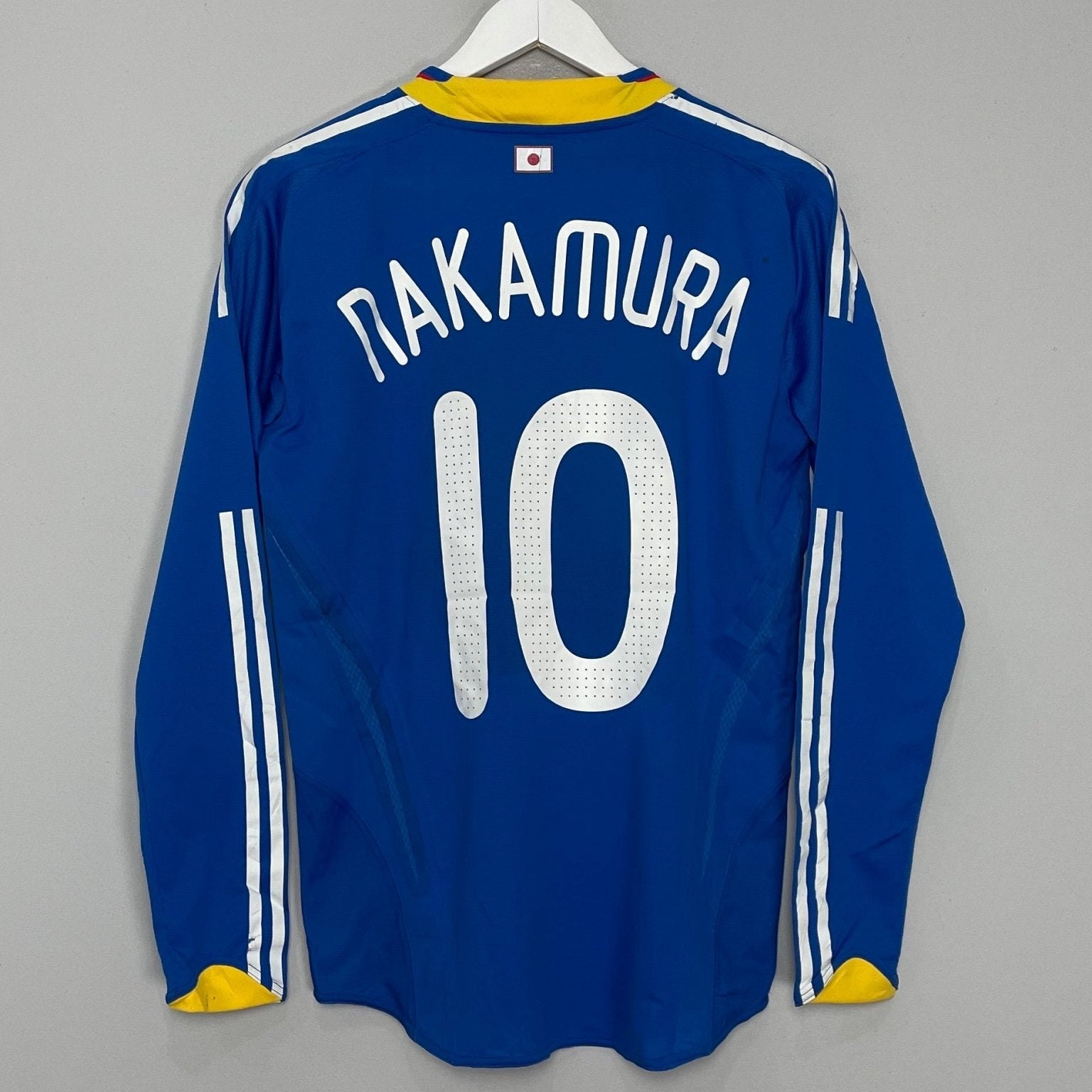 Shop 2008/09 JAPAN NAKAMURA #10 L/S *PLAYER ISSUE* HOME SHIRT (M) ADIDAS, classic football shirts, vintage football shirts & retro soccer jerseys at Cult Kits
