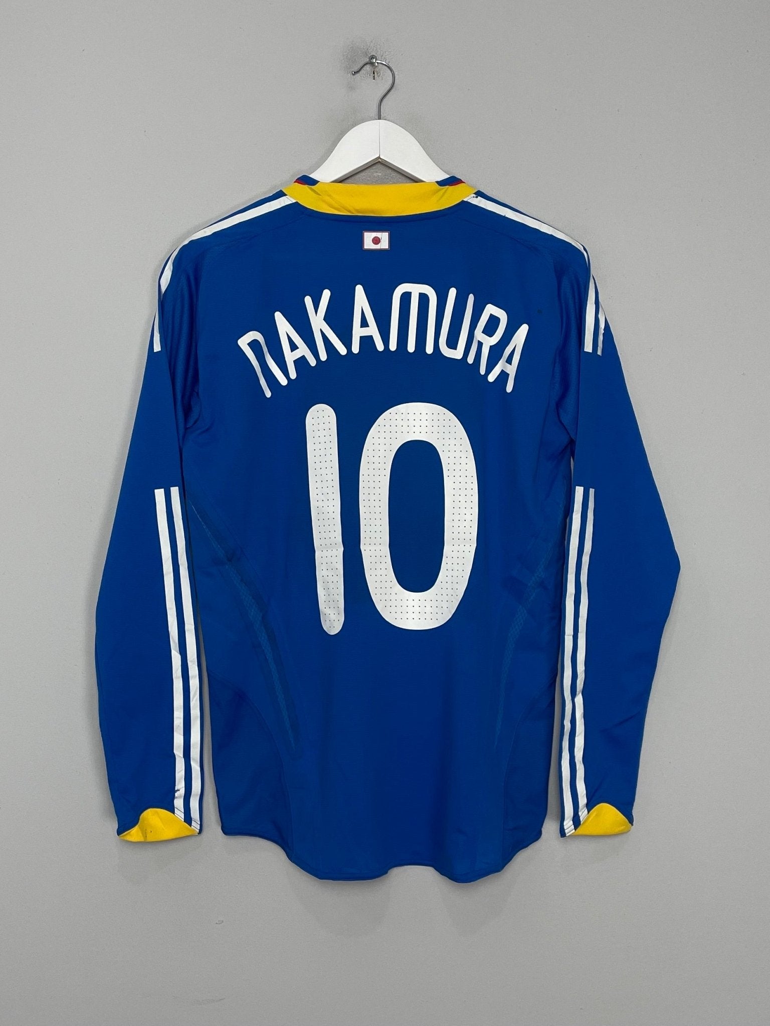 Shop 2008/09 JAPAN NAKAMURA #10 L/S *PLAYER ISSUE* HOME SHIRT (M) ADIDAS, classic football shirts, vintage football shirts & retro soccer jerseys at Cult Kits