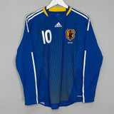 Shop 2008/09 JAPAN NAKAMURA #10 L/S *PLAYER ISSUE* HOME SHIRT (M) ADIDAS, classic football shirts, vintage football shirts & retro soccer jerseys at Cult Kits
