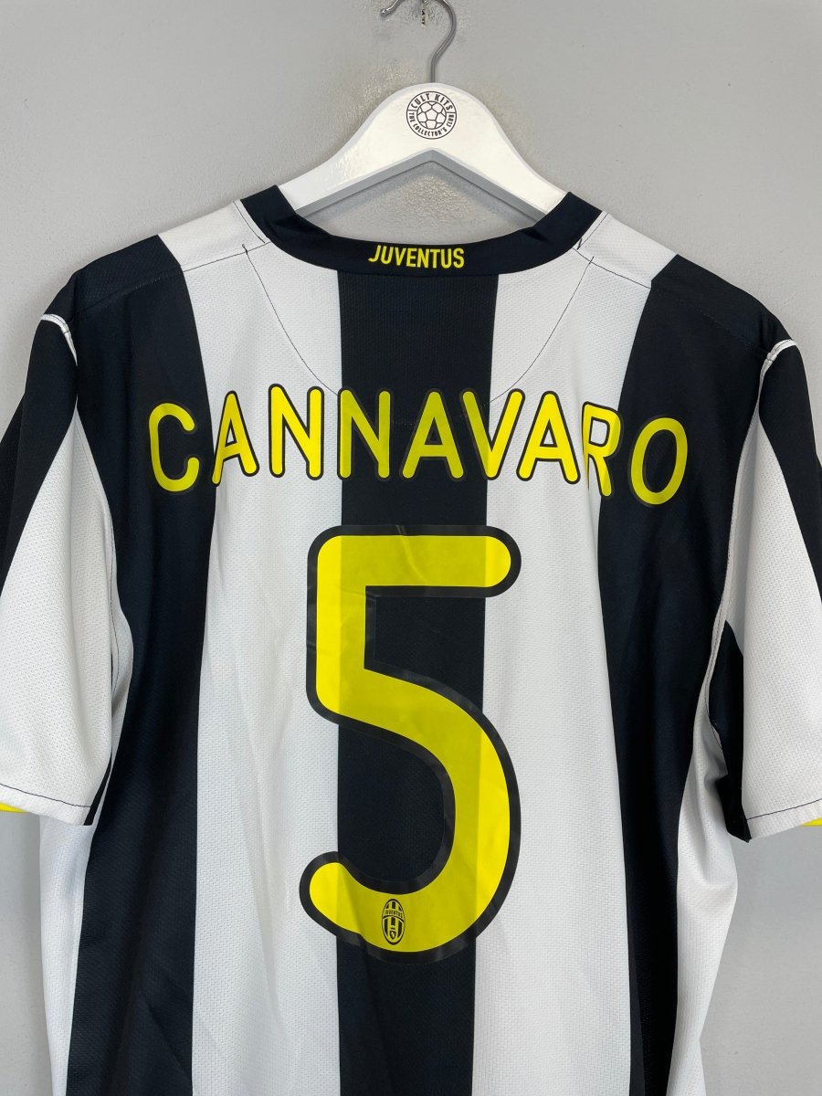 2008/09 JUVENTUS CANNAVARO 5 HOME SHIRT (L) NIKE - Cult Kits - Large - Buy Vintage Football Shirts, Authentic Retro Football Shirts For Sale, Classic Football Shirts & Soccer Jersey