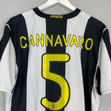 2008/09 JUVENTUS CANNAVARO 5 HOME SHIRT (L) NIKE - Cult Kits - Large - Buy Vintage Football Shirts, Authentic Retro Football Shirts For Sale, Classic Football Shirts & Soccer Jersey