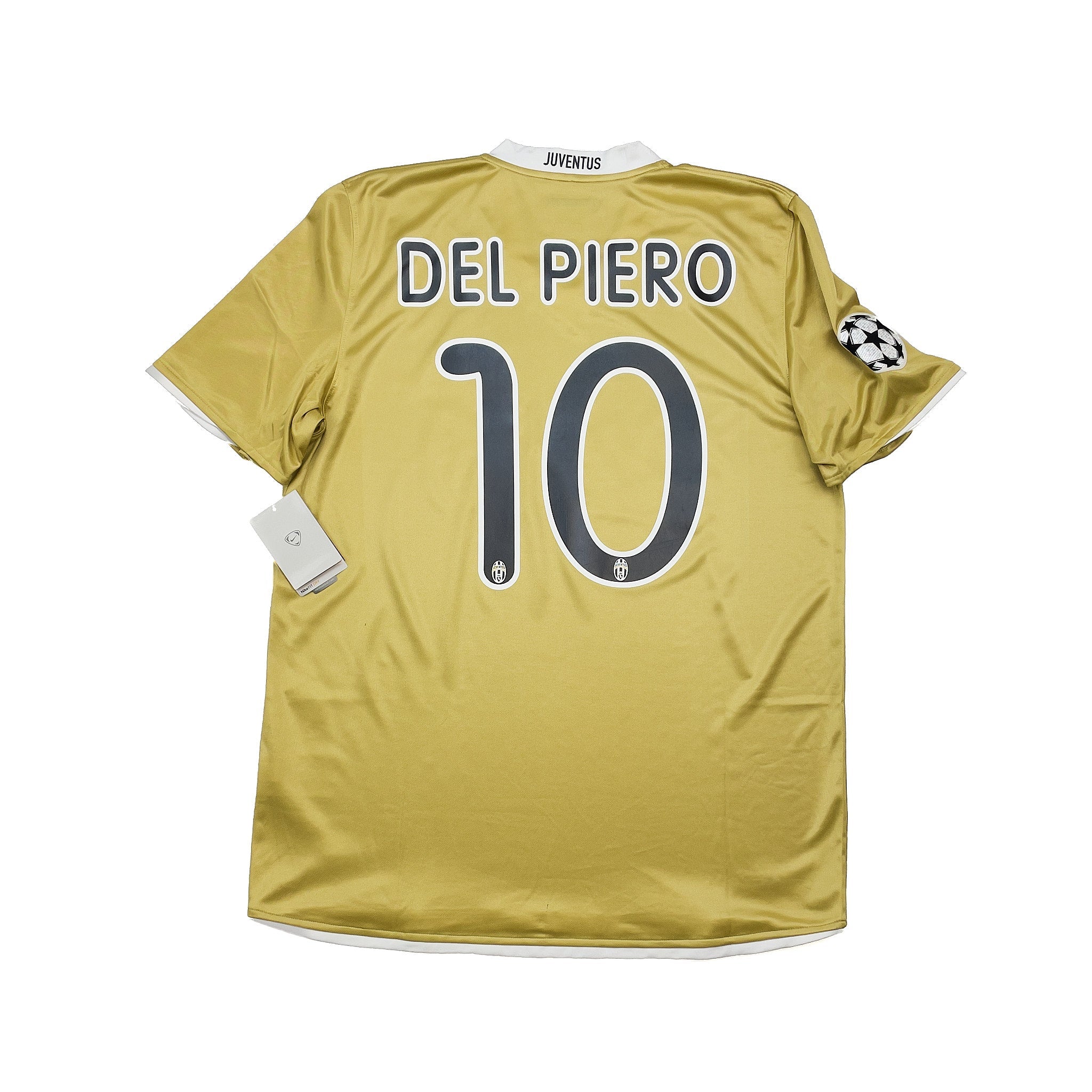 Buy 2008/09 Juventus Del Piero 10 *BNWT* C/L Away Shirt (L) Nike ~ Free worldwide shipping ~ Authentic Vintage Football Shirts from Cult Kits