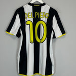 Shop 2008/09 JUVENTUS DEL PIERO #10 HOME SHIRT (M) NIKE, classic football shirts, vintage football shirts & retro soccer jerseys at Cult Kits
