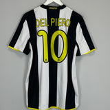 Shop 2008/09 JUVENTUS DEL PIERO #10 HOME SHIRT (M) NIKE, classic football shirts, vintage football shirts & retro soccer jerseys at Cult Kits