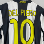 Shop 2008/09 JUVENTUS DEL PIERO #10 HOME SHIRT (M) NIKE, classic football shirts, vintage football shirts & retro soccer jerseys at Cult Kits