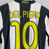Shop 2008/09 JUVENTUS DEL PIERO #10 HOME SHIRT (M) NIKE, classic football shirts, vintage football shirts & retro soccer jerseys at Cult Kits