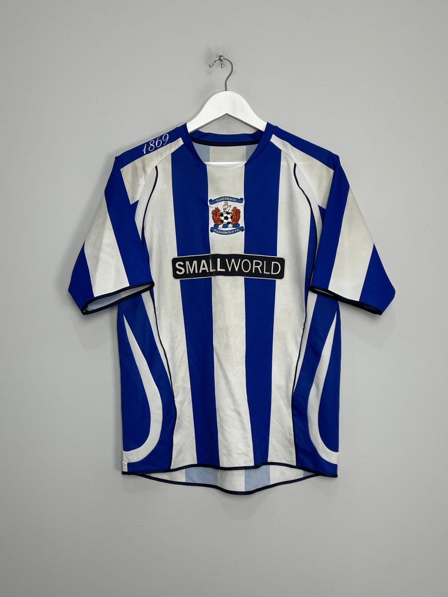 Shop 2008/09 KILMARNOCK HOME SHIRT (M) OM, classic football shirts, vintage football shirts & retro soccer jerseys at Cult Kits