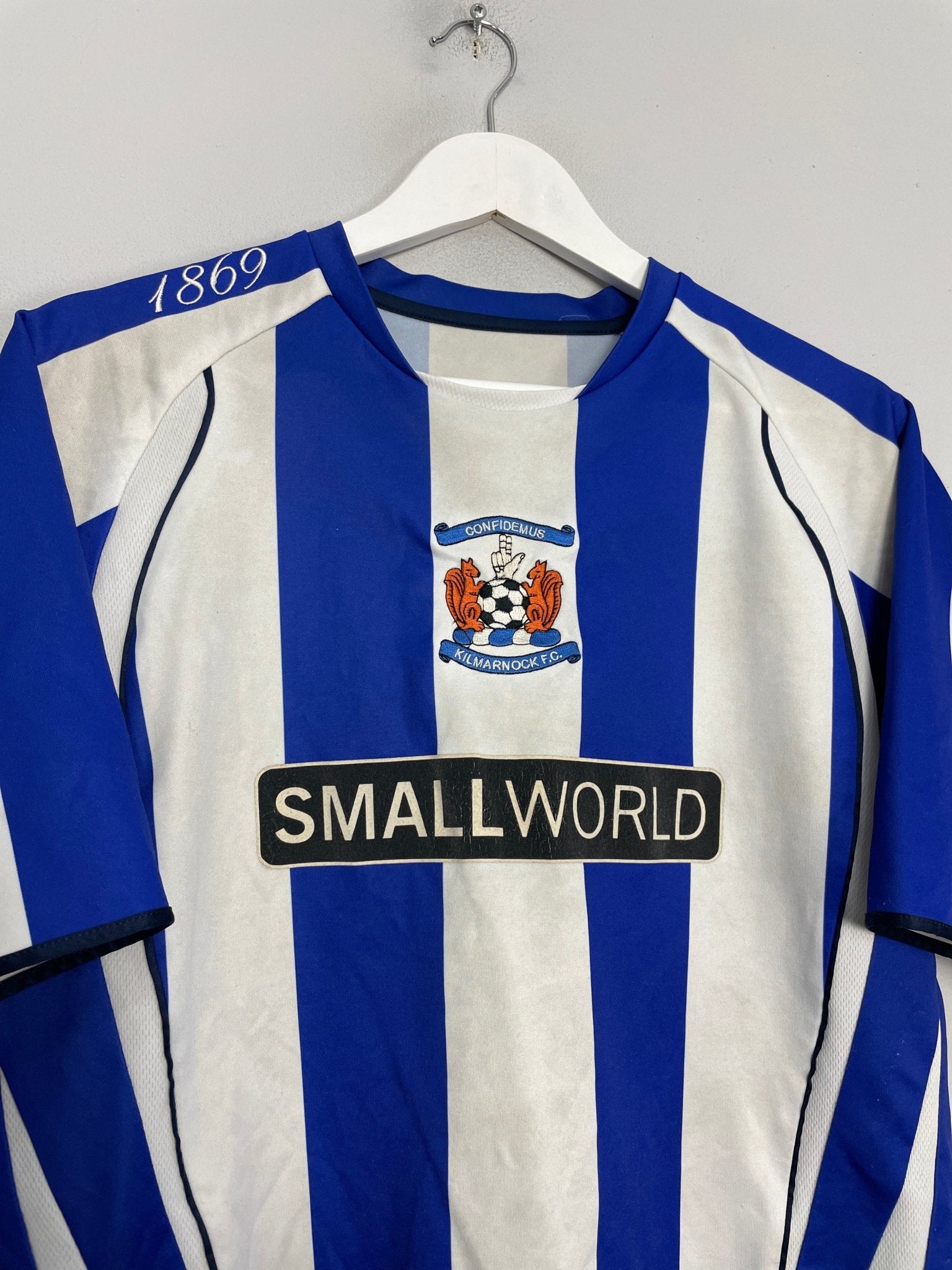 Shop 2008/09 KILMARNOCK HOME SHIRT (M) OM, classic football shirts, vintage football shirts & retro soccer jerseys at Cult Kits