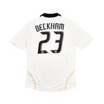 Buy 2008/09 LA Galaxy Beckham 23 Home Shirt (M) Adidas ~ Free worldwide shipping ~ Authentic Vintage Football Shirts from Cult Kits