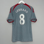 Shop 2008/09 LIVERPOOL GERRARD #8 AWAY SHIRT (M) ADIDAS, classic football shirts, vintage football shirts & retro soccer jerseys at Cult Kits