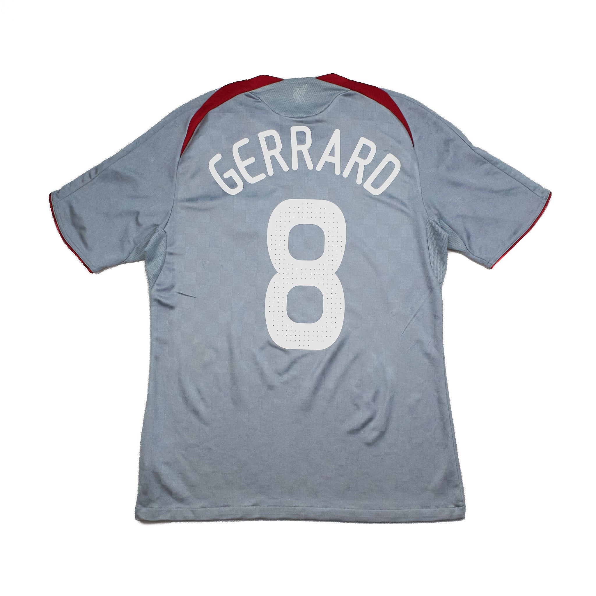 Buy 2008/09 Liverpool Gerrard 8 Away Shirt (M) Adidas ~ Free worldwide shipping ~ Authentic Vintage Football Shirts from Cult Kits
