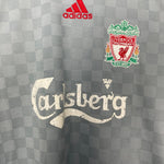 Shop 2008/09 LIVERPOOL GERRARD #8 AWAY SHIRT (M) ADIDAS, classic football shirts, vintage football shirts & retro soccer jerseys at Cult Kits