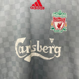 Shop 2008/09 LIVERPOOL GERRARD #8 AWAY SHIRT (M) ADIDAS, classic football shirts, vintage football shirts & retro soccer jerseys at Cult Kits