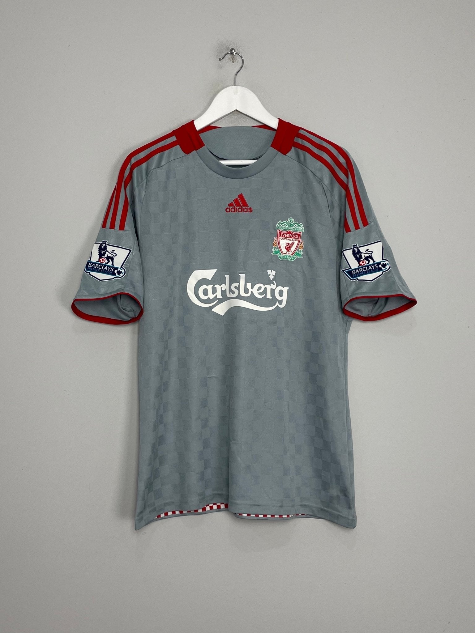 Shop 2008/09 LIVERPOOL KEANE #7 AWAY SHIRT (M) ADIDAS, classic football shirts, vintage football shirts & retro soccer jerseys at Cult Kits