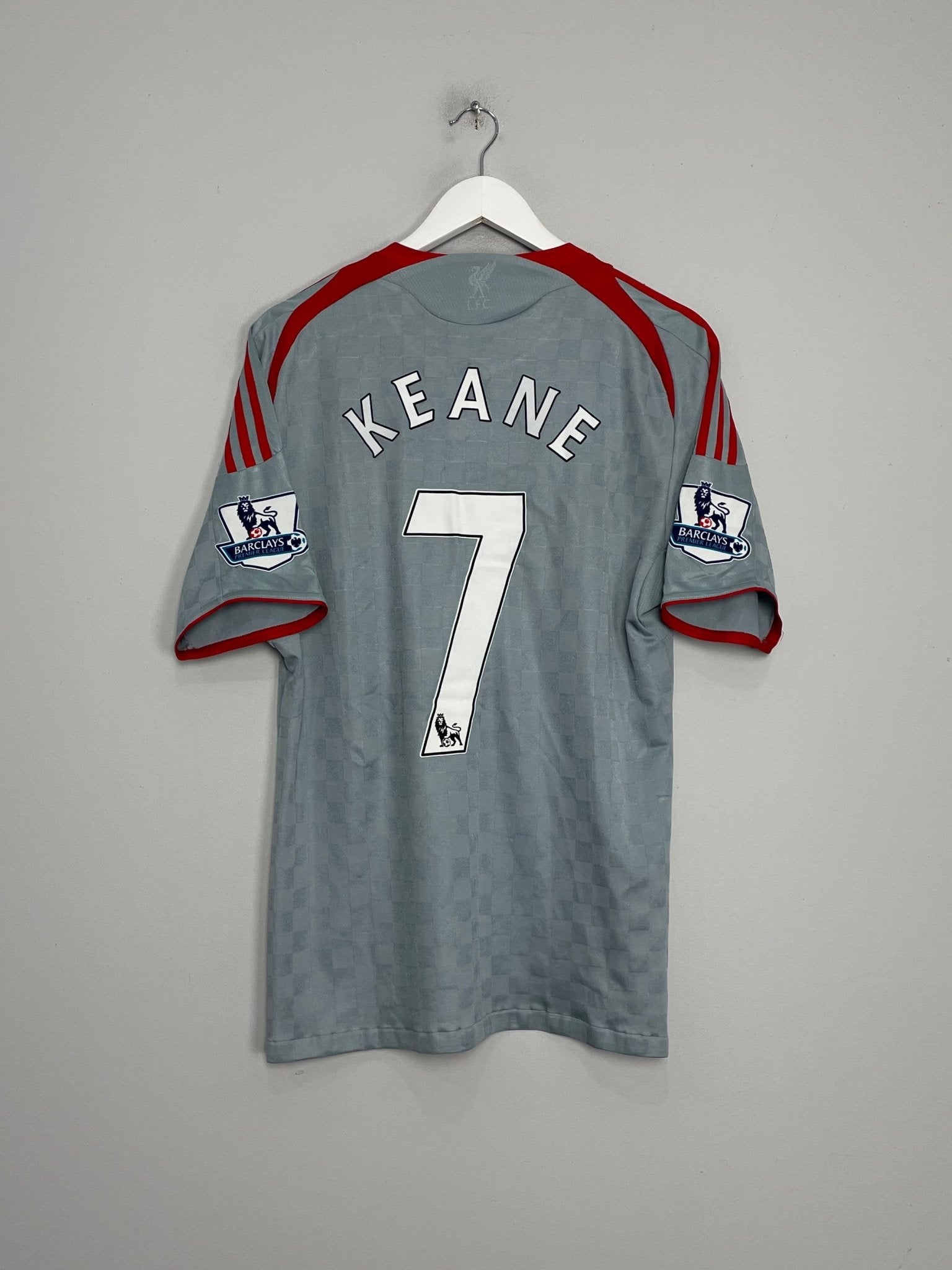Shop 2008/09 LIVERPOOL KEANE #7 AWAY SHIRT (M) ADIDAS, classic football shirts, vintage football shirts & retro soccer jerseys at Cult Kits