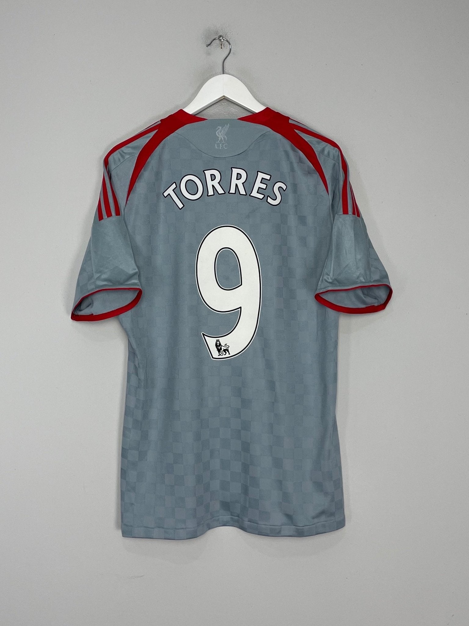 Shop 2008/09 LIVERPOOL TORRES #9 AWAY SHIRT (L) ADIDAS, classic football shirts, vintage football shirts & retro soccer jerseys at Cult Kits