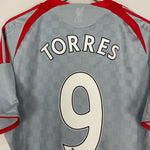 Shop 2008/09 LIVERPOOL TORRES #9 AWAY SHIRT (L) ADIDAS, classic football shirts, vintage football shirts & retro soccer jerseys at Cult Kits