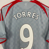 Shop 2008/09 LIVERPOOL TORRES #9 AWAY SHIRT (L) ADIDAS, classic football shirts, vintage football shirts & retro soccer jerseys at Cult Kits