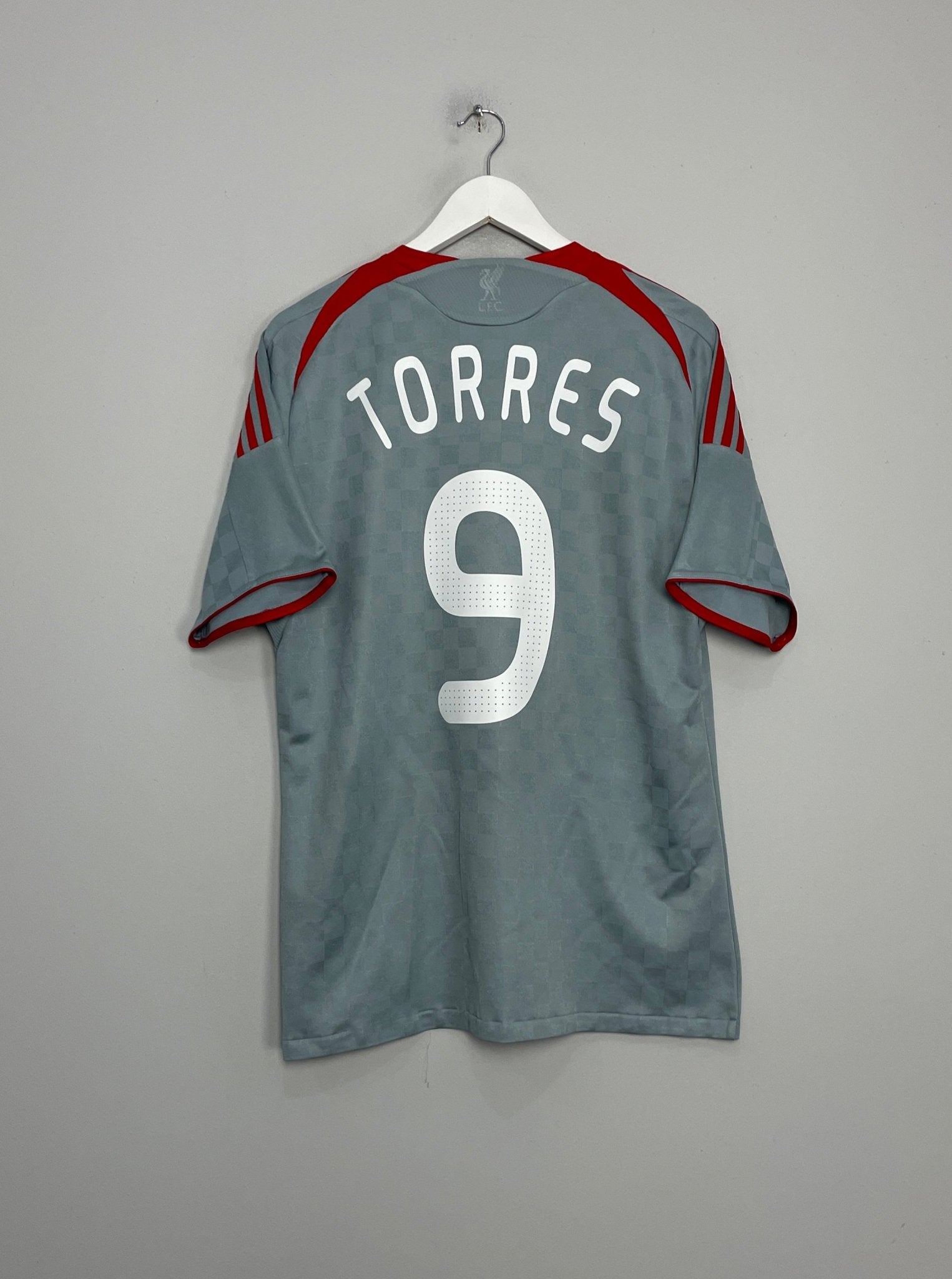 Shop 2008/09 LIVERPOOL TORRES #9 AWAY SHIRT (L) ADIDAS, classic football shirts, vintage football shirts & retro soccer jerseys at Cult Kits