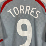 Shop 2008/09 LIVERPOOL TORRES #9 AWAY SHIRT (M) ADIDAS, classic football shirts, vintage football shirts & retro soccer jerseys at Cult Kits