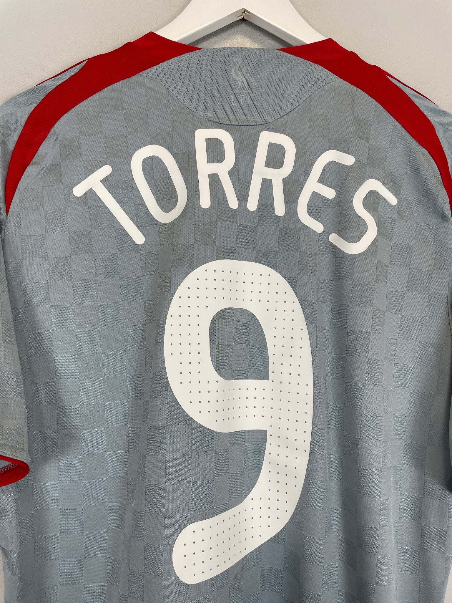 Shop 2008/09 LIVERPOOL TORRES #9 AWAY SHIRT (M) ADIDAS, classic football shirts, vintage football shirts & retro soccer jerseys at Cult Kits