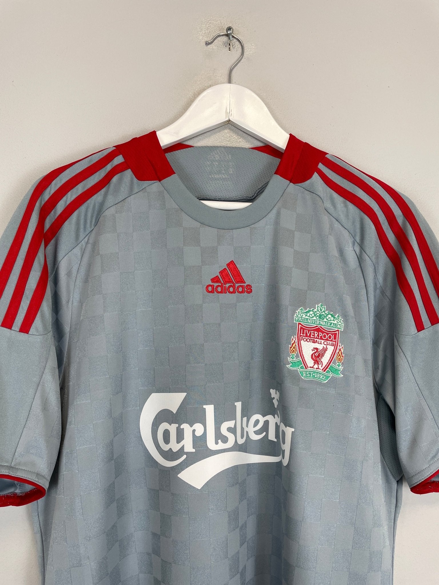 Shop 2008/09 LIVERPOOL TORRES #9 AWAY SHIRT (M) ADIDAS, classic football shirts, vintage football shirts & retro soccer jerseys at Cult Kits